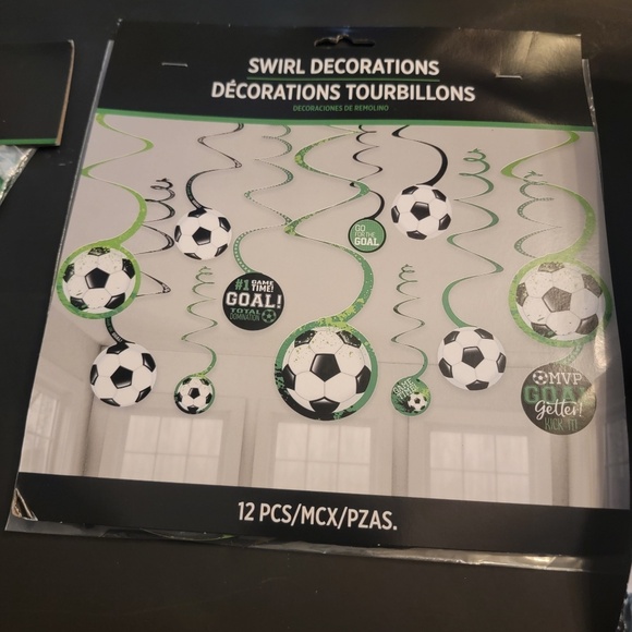 Soccer Birthday Party Decoration Set - Picture 5 of 9